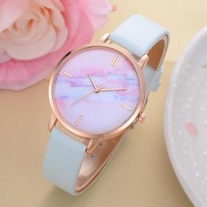 NEW Blue Marble Quartz Watch